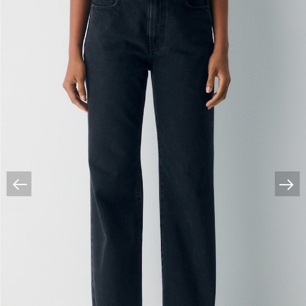 Aritzia Black High Rise Farrah Jean size 25